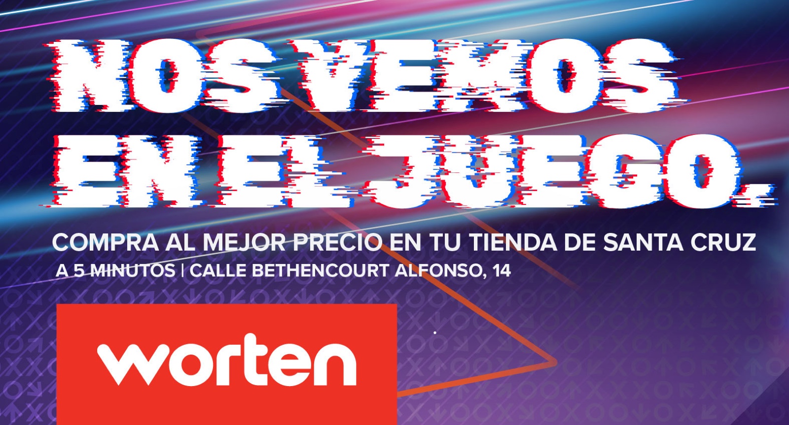 NPLAY billboard detail showing the Spanish headline and Worten message